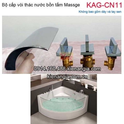 Bộ vòi cấp thác nước bồn tắm massage KAG-CN11