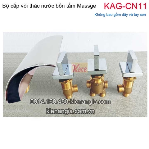 Bộ vòi cấp thác nước bồn tắm massage KAG-CN11