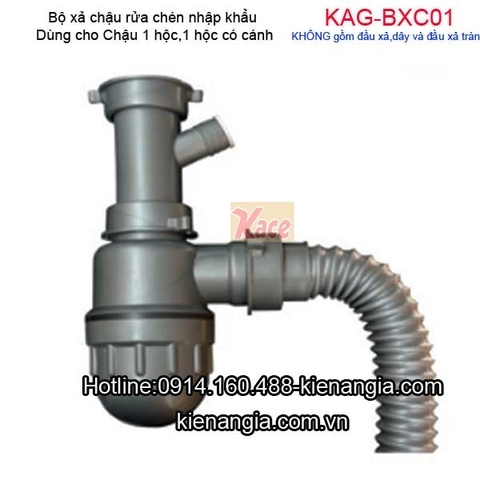 Bộ xả chậu rửa chén 1 hộc KAG-BXC01