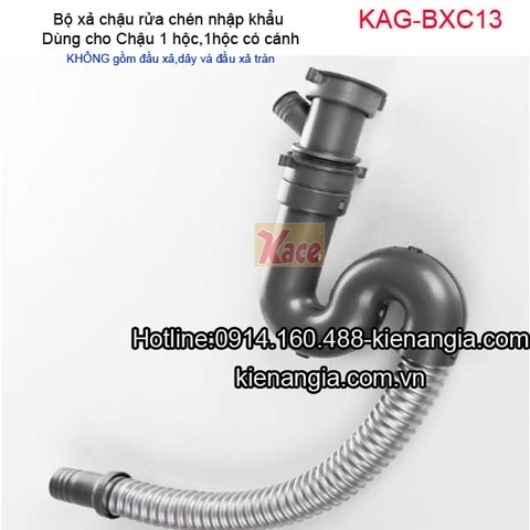 Bộ xả chậu rửa chén 1 hộc KAG-BXC13