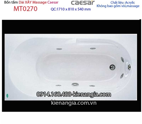 Bồn dài xây Caesarbồn nằm 17 mét massage Caesar-MT0270