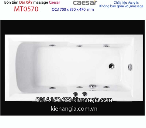 Bồn dài xây Caesarbồn nằm 17 mét massage Caesar-MT0570
