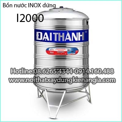 Bồn nước đứng INOX ĐẠI THÀNH I2000