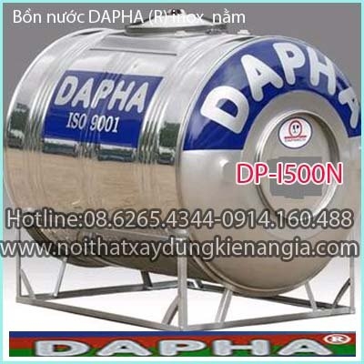 Bồn nước INOX nằm DAPHA DP-I500N