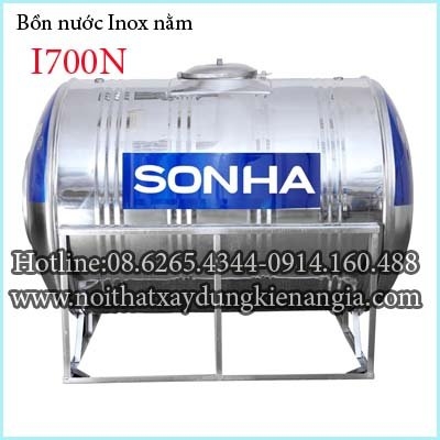 Bồn nước inox nẳm Sơn Hà I700N