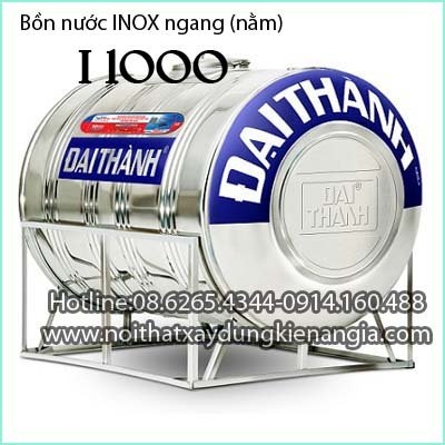 Bồn nước INOX ngang Đại Thành I1000