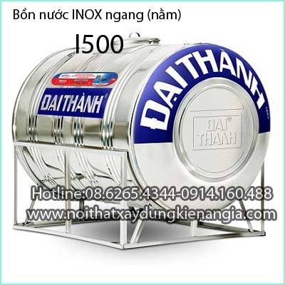 Bồn nước INOX ngang Đại Thành I500