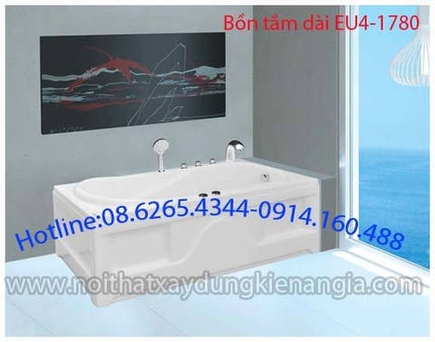 Bồn tắm dài chân yếm Acrylic EUROCA EU4-1780