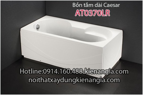 Bồn tắm dài CAESAR AT0370LR chân yếm