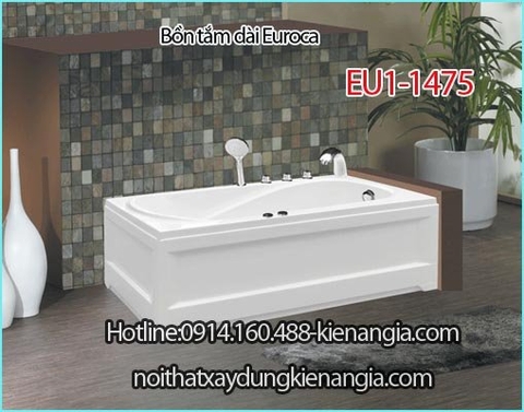 Bồn tắm dài chân yếm Crystal EUROCA EU1-1475