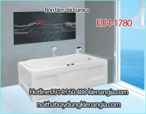 Bồn tắm dài chân yếm Crystal EUROCA EU4-1780