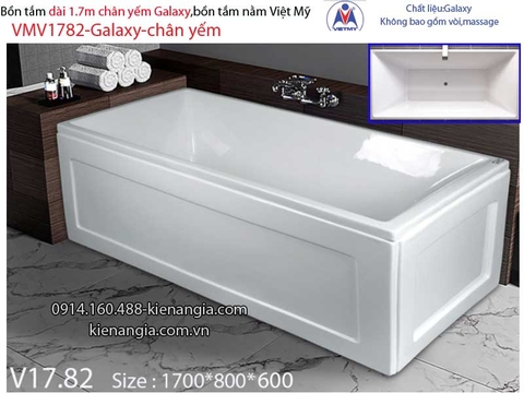 Bồn tắm dài Việt Mỹ galaxy chân yếm 17 mét VMV1782-Galaxy