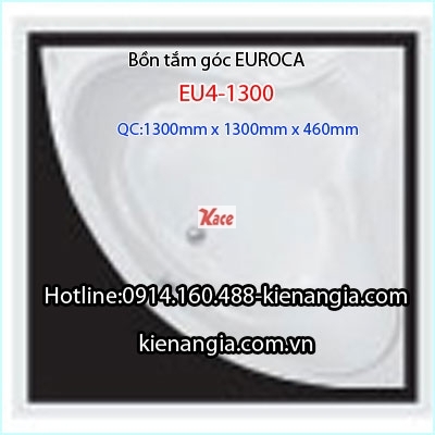 Bồn tắm góc massage EUROCA Acrylic EU3-1200