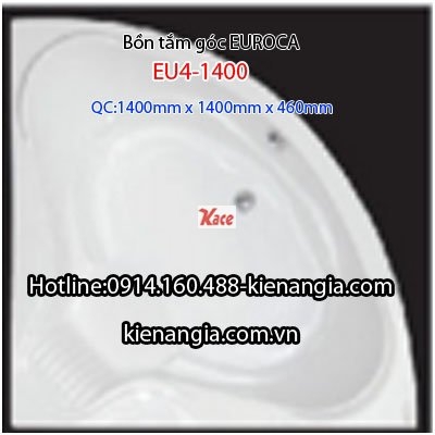 Bồn tắm góc massage EUROCA Acrylic EU4-1400