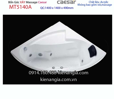 Bồn tắm massage góc xây 14 mét Caesar-MT5140A