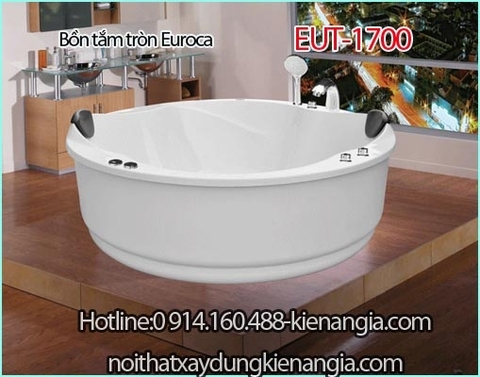 Bồn tắm tròn Crystal EUROCA EUT1700