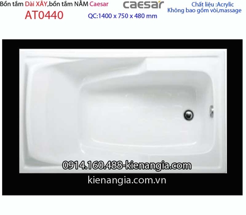 Bồn tắm xây dài 14 mét Caesar-AT0440