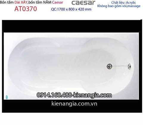 Bồn tắm xây dài 17 mét Caesar-AT0370