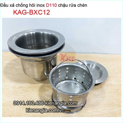 Đầu xả chậu rửa chén Inox KAG-BXC12