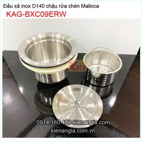Đầu xả inox SUS304 chậu rửa chén Erowin D140 KAG-BXC09ERW