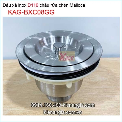Đầu xả inox SUS304 chậu rửa chén Gorlde tốt D110 KAG-BXC08GG