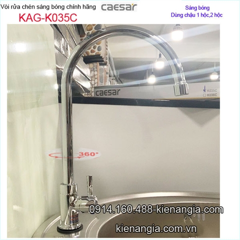 Vòi chậu rửa chén,vòi bếp lạnh Caesar K035C