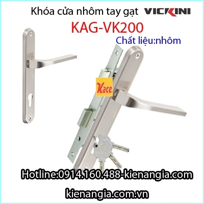 Khóa cửa ban công,sân thượng tay gạt VICKINI KAG-VK200