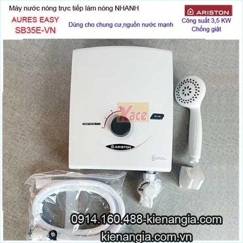 Máy nước nóng không bơm Ariston AURES EASY KAG-SB35E-VN