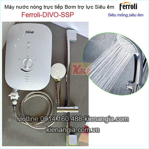 Máy nước nóng trực tiếp có bơm Ferroli KAG-DIVO-SSP 4.5S