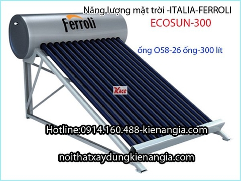 NLMT ống thủy tinh Ferroli ECOSUN-300