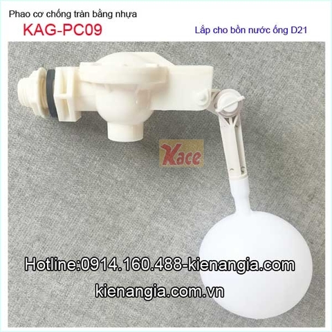 Phao cơ chống tràn bằng nhựa D21-KAG-PC09