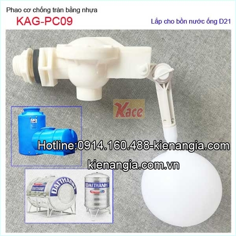 Phao cơ chống tràn bằng nhựa D21-KAG-PC09