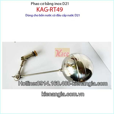 Phao cơ inox d21 KAG-RT49