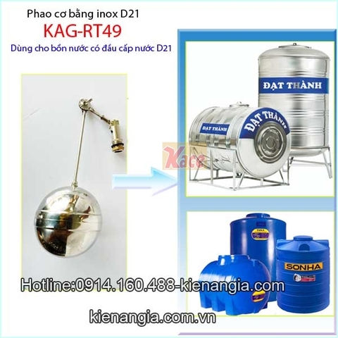 Phao cơ inox d21 KAG-RT49