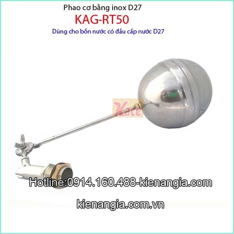 Phao cơ inox d27 KAG-RT50