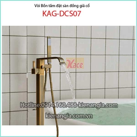 Sen bồn tắm đặt sàn đồng giả cổ KAG-DSC07