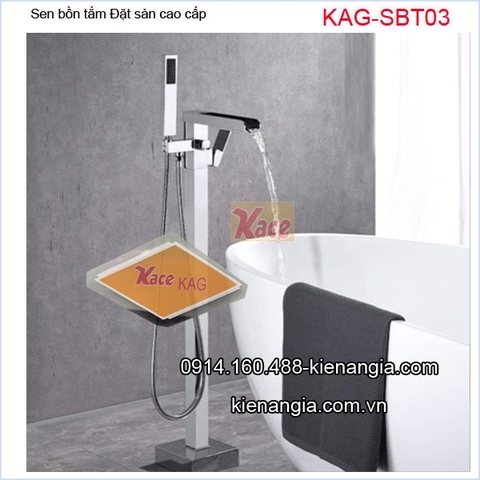 Sen tắm đặt sàn vuông cao cấp KAG-SBT03