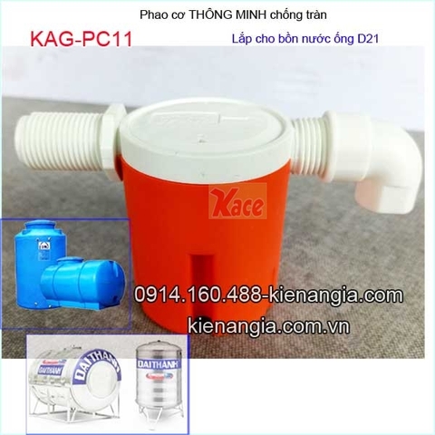 Van phao cơ thông minh bồn nước D21-KAG-PC11