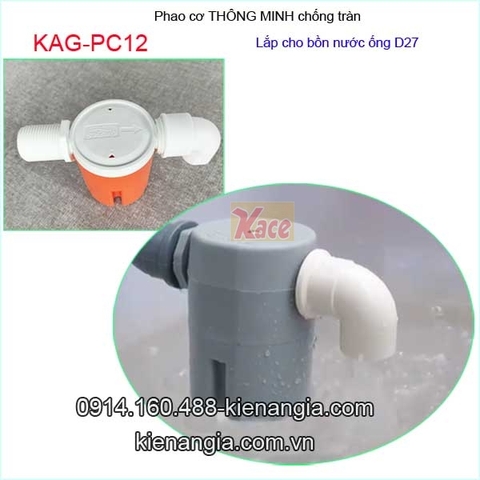 Van phao cơ thông minh bồn nước D27-KAG-PC12