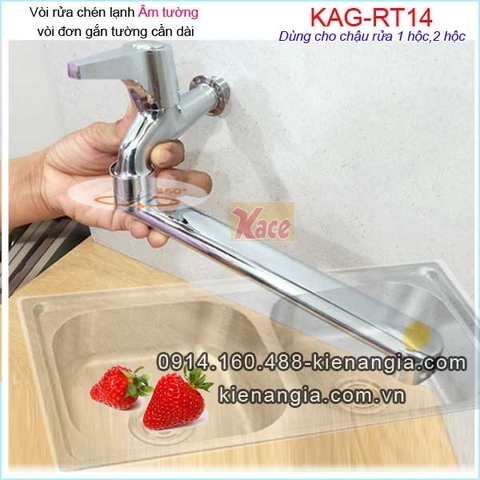 Vòi bếp lạnh gắn tường vòi xả bồn KAG-RT14
