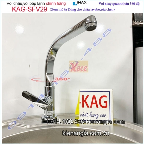 Vòi bếp lạnh ,vòi lavabo chính hãng Inax KAG-SFV29