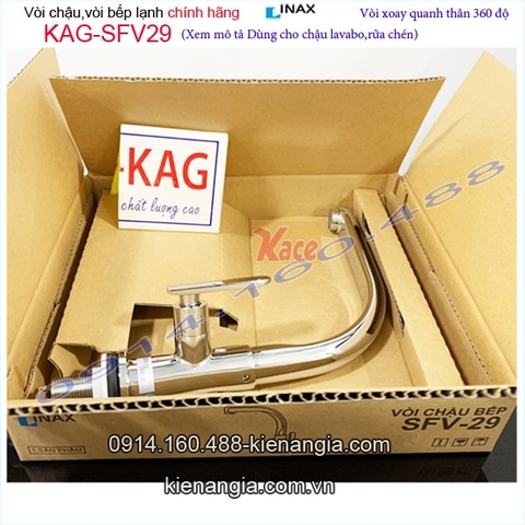 Vòi bếp lạnh ,vòi lavabo chính hãng Inax KAG-SFV29