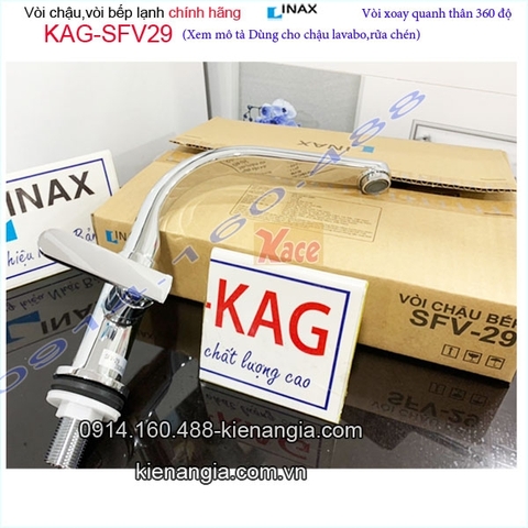 Vòi bếp lạnh ,vòi lavabo chính hãng Inax KAG-SFV29