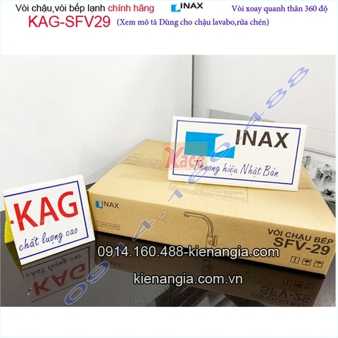 Vòi bếp lạnh ,vòi lavabo chính hãng Inax KAG-SFV29