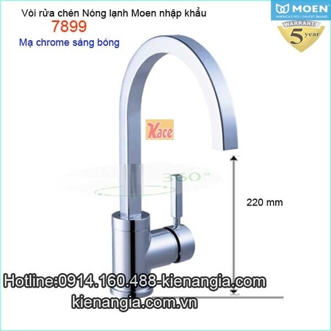 Vòi bếp nóng lạnh Moen Mỹ 7899