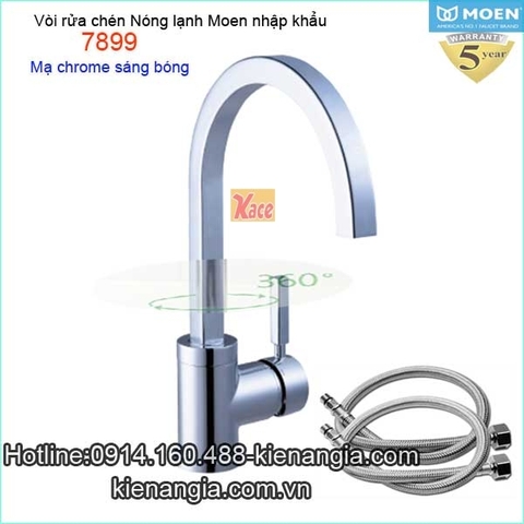 Vòi bếp nóng lạnh Moen Mỹ 7899