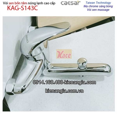 Vòi bồn tắm  có hoa sen nóng lạnh CAESAR S143C