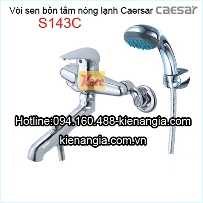 Vòi bồn tắm  có hoa sen nóng lạnh CAESAR S143C