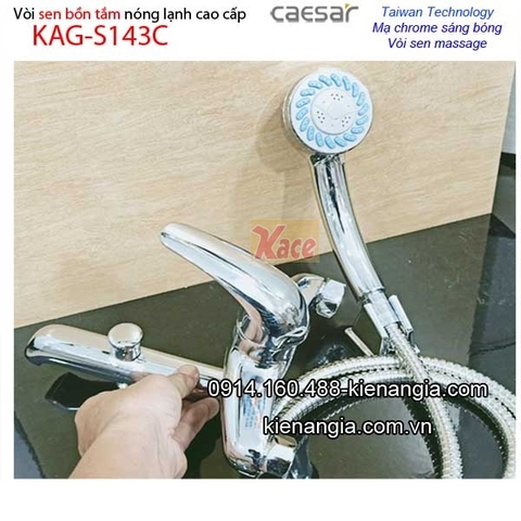 Vòi bồn tắm  có hoa sen nóng lạnh CAESAR S143C