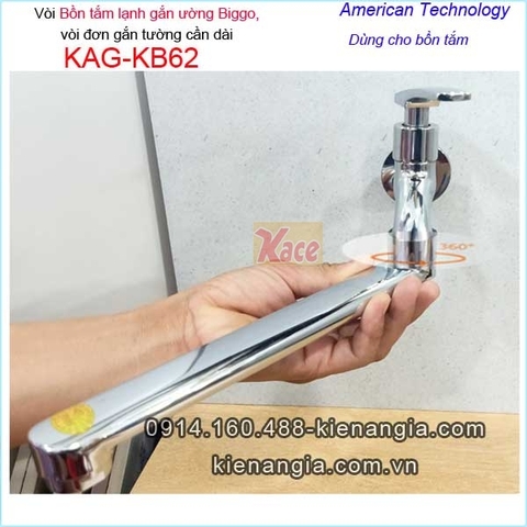 Vòi bồn tắm lạnh gắn tường KAG-KB62